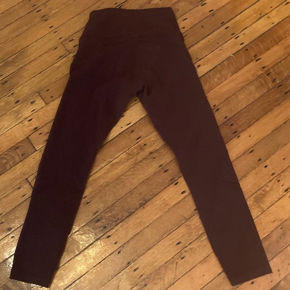 Lululemon High Times Pant (Wrap Mesh) in Bordeaux - Picture 4 of 9